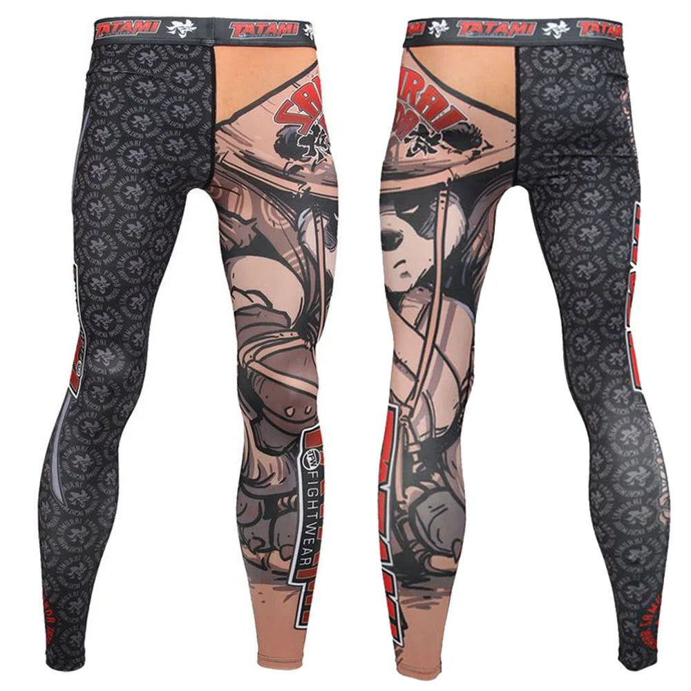 Samurai Panda Rash Guard and Spats Set