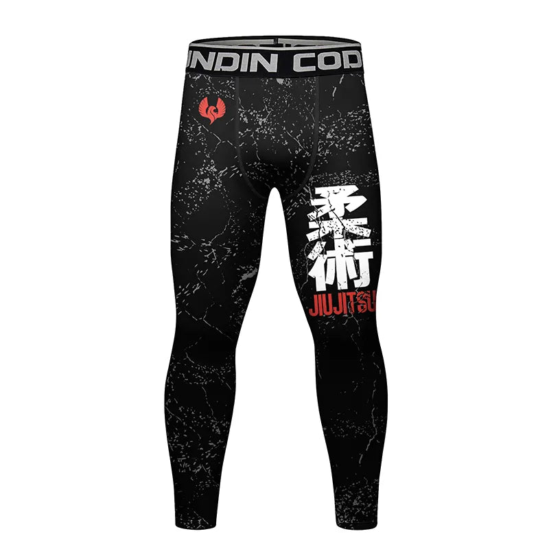 Jiujitsu Long Sleeve Rash Guard and Spats