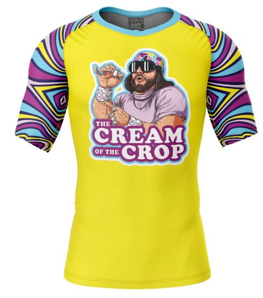 Macho Man Randy Savage The Cream Of The Crop Rash Guard Short Sleeve