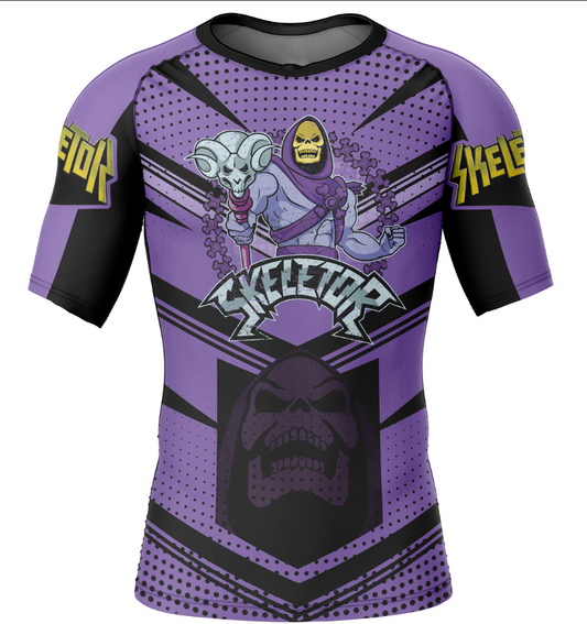 Masters of the Universe Skeletor Men's Rash Guard Short Sleeve